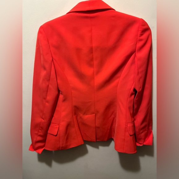 Kittenish lined red blazer cuff contrast XS - Picture 5 of 6